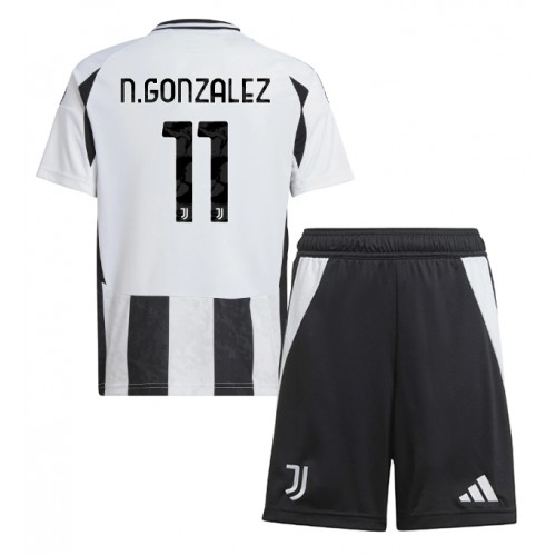 Juventus Nicolas Gonzalez #11 Domaci Dres za djecu 2024-25 Kratak Rukav (+ Kratke hlače)